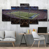 St Louis Battlehawks Stadium Canvas Prints Americas Center Wall Art,Multi Panels,Sport Stadium Art Prints, Fan Gift