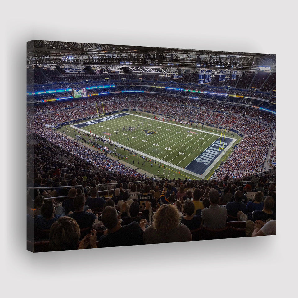 St Louis Battlehawks Stadium Canvas Prints Americas Center Wall Art,Sport Stadium Art Prints, Fan Gift, Wall Decor