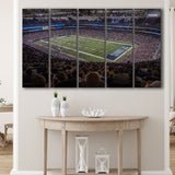 St Louis Battlehawks Stadium Canvas Prints Americas Center Wall Art,Multi Panels B,Sport Stadium Art Prints, Fan Gift
