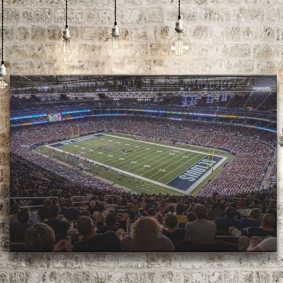 St Louis Battlehawks Stadium Canvas Prints Americas Center Wall Art,Sport Stadium Art Prints, Fan Gift, Wall Decor