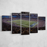 St Louis Battlehawks Stadium Canvas Prints Americas Center Wall Art,Multi Panels,Sport Stadium Art Prints, Fan Gift