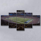 St Louis Battlehawks Stadium Canvas Prints Americas Center Wall Art,Multi Panels,Sport Stadium Art Prints, Fan Gift