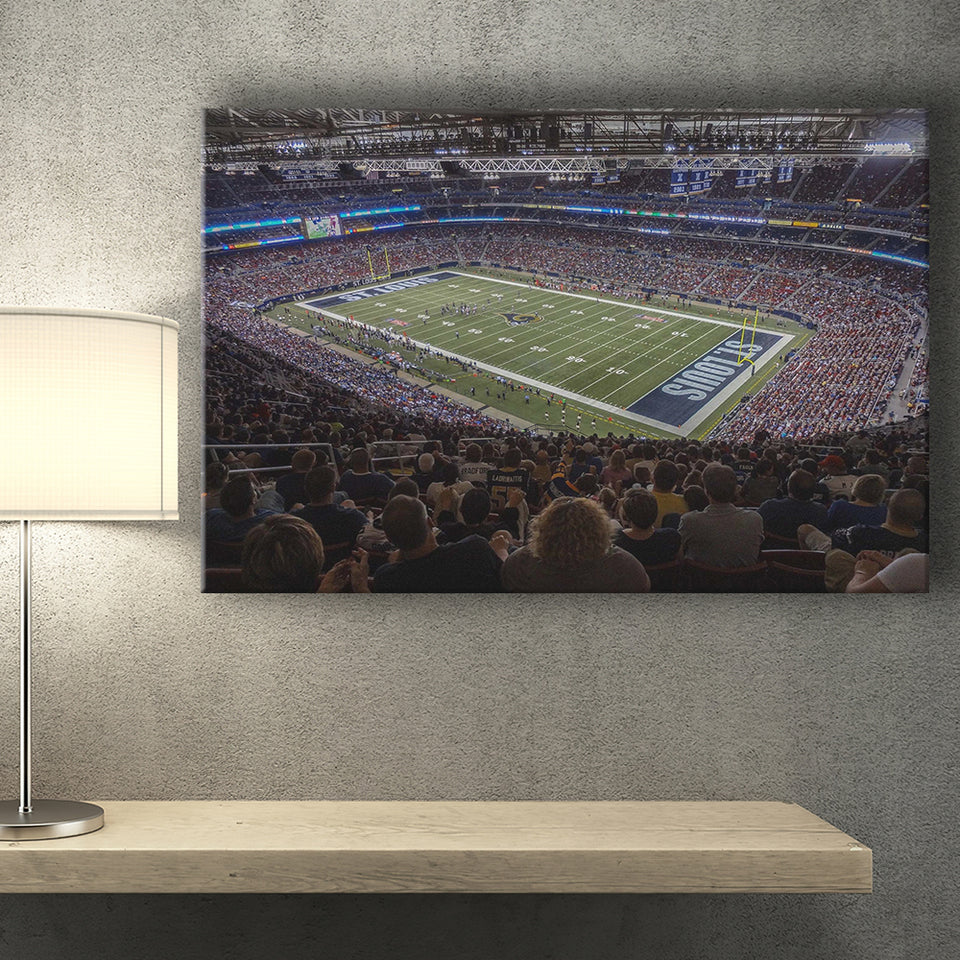 St Louis Battlehawks Stadium Canvas Prints Americas Center Wall Art,Sport Stadium Art Prints, Fan Gift, Wall Decor