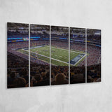 St Louis Battlehawks Stadium Canvas Prints Americas Center Wall Art,Multi Panels B,Sport Stadium Art Prints, Fan Gift