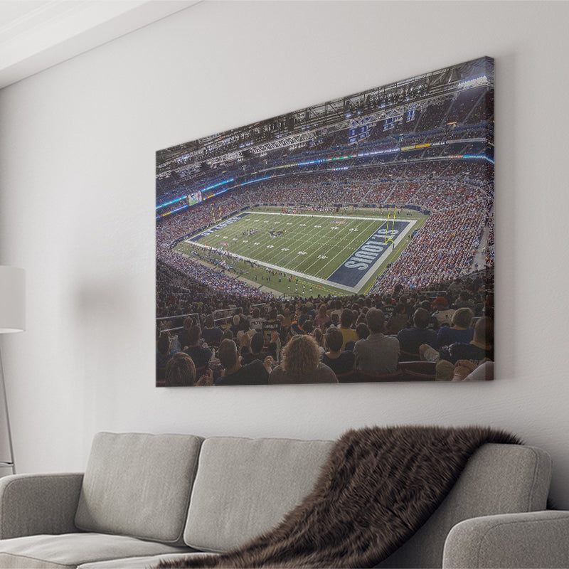 St Louis Battlehawks Stadium Canvas Prints Americas Center Wall Art,Sport Stadium Art Prints, Fan Gift, Wall Decor