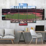 St Louis Cardinals Stadium Canvas Prints Busch Stadium Wall Art,Multi Panels,Sport Stadium Art Prints, Fan Gift