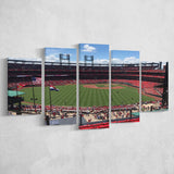 St Louis Cardinals Stadium Canvas Prints Busch Stadium Wall Art,Multi Panels,Sport Stadium Art Prints, Fan Gift