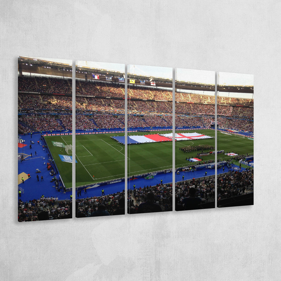 Stade De France, Stadium Canvas, Sport Art, Gift for him, Multi Panels B, Canvas Prints Wall Art Decor