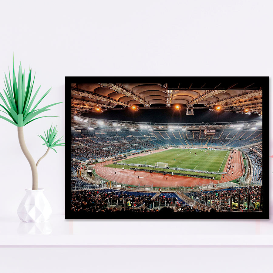 Stadio Olimpico Stadium Art Prints Roma Wall Art Lazio Poster,Sport Stadium Art Prints, Fan Gift, Wall Decor