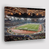 Stadio Olimpico Stadium Canvas Prints Roma Wall Art Lazio Poster,Sport Stadium Art Prints, Fan Gift, Wall Decor