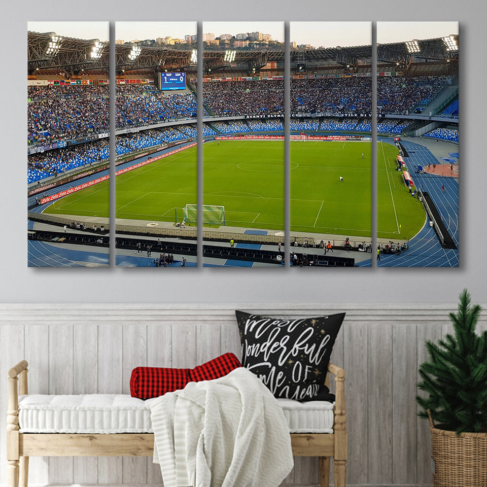 Stadio Olimpico, Stadium Canvas, Sport Art, Gift for him,100 Multi Panels B, Canvas Prints Wall Art Decor