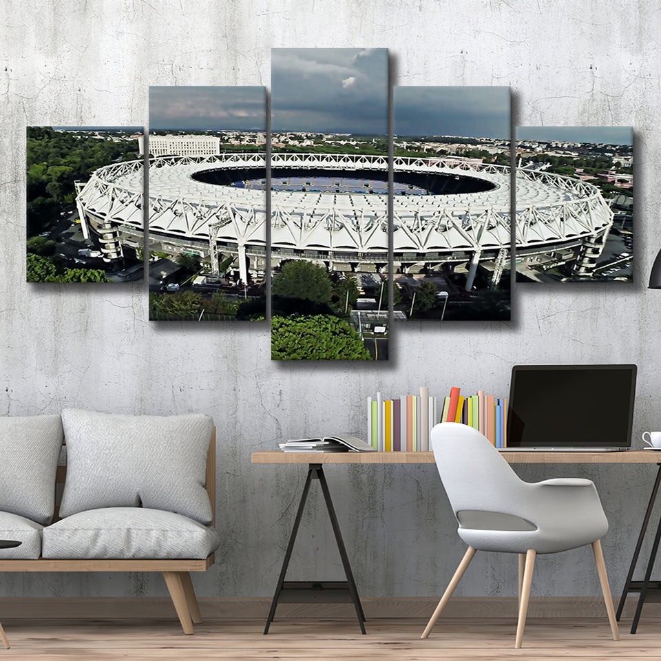 Stadio Olimpico, Stadium Canvas, Sport Art, Large Canvas, Multi Panels, Canvas Prints Wall Art Decor