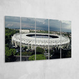 Stadio Olimpico, Stadium Canvas, Sport Art, Gift for him, Multi Panels B, Canvas Prints Wall Art Decor