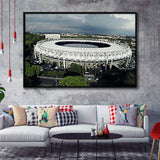 Stadio Olimpico, Stadium Canvas, Sport Art, Gift for him, Framed Canvas Prints Wall Art Decor, Framed Picture