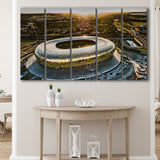 Stadion Energa Gdansk, Stadium Canvas, Sport Art, Gift for him, Multi Panels B, Canvas Prints Wall Art Decor