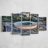 Stadion We Wroclaw, Stadium Canvas, Sport Art, Large Canvas, Multi Panels, Canvas Prints Wall Art Decor
