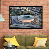 Stadion We Wroclaw, Stadium Canvas, Sport Art, Gift for him, Framed Art Prints Wall Art Decor, Framed Picture