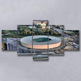 Stadion We Wroclaw, Stadium Canvas, Sport Art, Large Canvas, Multi Panels, Canvas Prints Wall Art Decor
