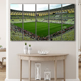 Stadium Arena Energa, Stadium Canvas, Sport Art, Gift for him, Multi Panels B, Canvas Prints Wall Art Decor