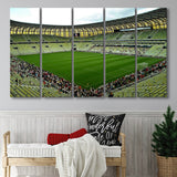 Stadium Arena Energa, Stadium Canvas, Sport Art, Gift for him, Multi Panels B, Canvas Prints Wall Art Decor