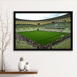 Stadium Arena Energa, Stadium Canvas, Sport Art, Gift for him, Framed Canvas Prints Wall Art Decor, Framed Picture