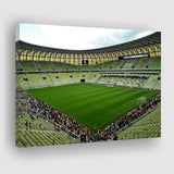 Stadium Arena Energa, Stadium Canvas, Sport Art, Gift for him, Fan Gift, Canvas Prints Wall Art Decor