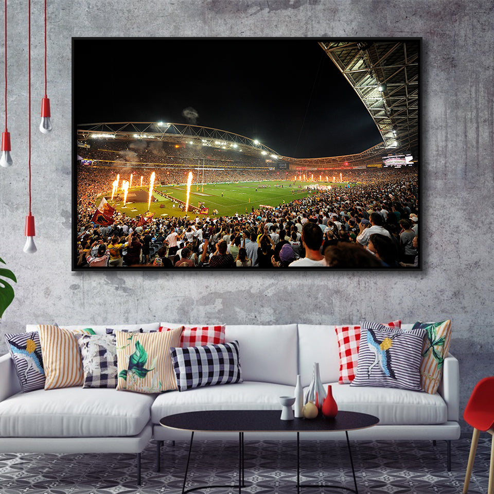 Stadium Australia, Stadium Canvas, Sport Art, Gift for him, Framed Canvas Prints Wall Art Decor, Framed Picture