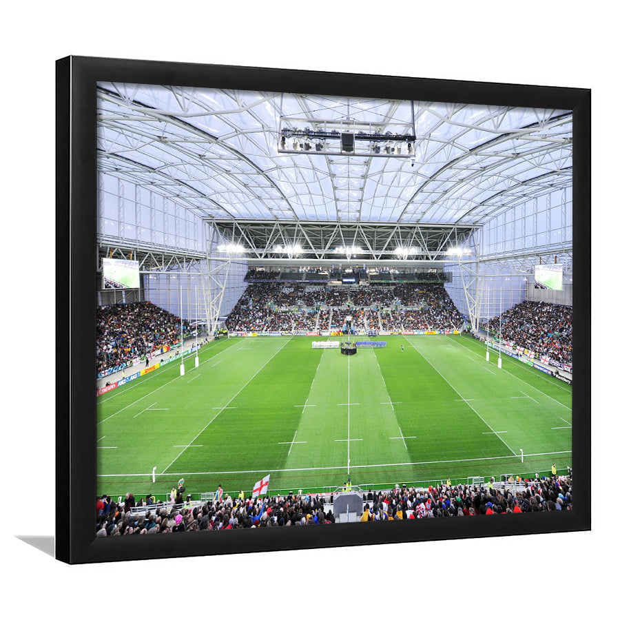 Stadium Forsyth Barr, Stadium Canvas, Sport Art, Gift for him, Framed Art Prints Wall Art Decor, Framed Picture