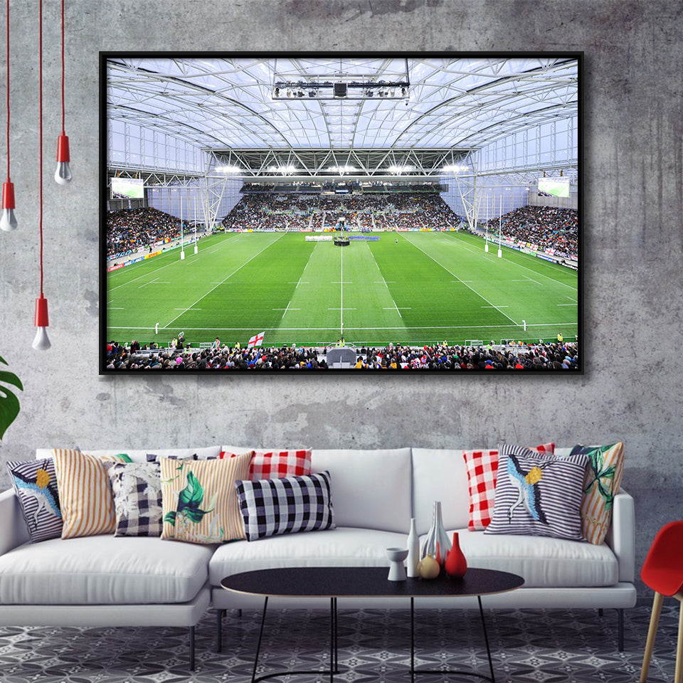 Stadium Forsyth Barr, Stadium Canvas, Sport Art, Gift for him, Framed Canvas Prints Wall Art Decor, Framed Picture