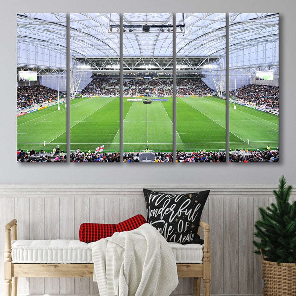 Stadium Forsyth Barr, Stadium Canvas, Sport Art, Gift for him, Multi Panels B, Canvas Prints Wall Art Decor