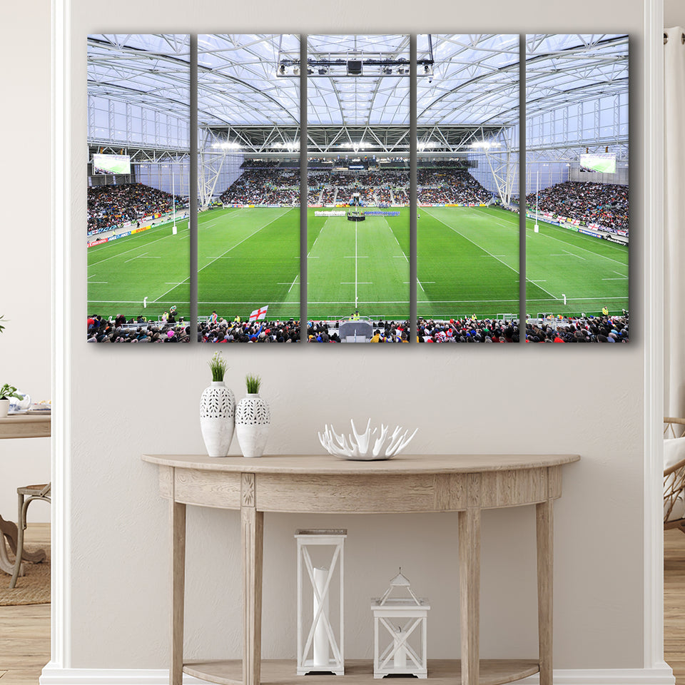 Stadium Forsyth Barr, Stadium Canvas, Sport Art, Gift for him, Multi Panels B, Canvas Prints Wall Art Decor
