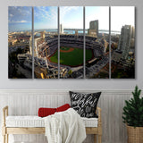 Stadium Petco Park, Stadium Canvas, Sport Art, Gift for him, Multi Panels B, Canvas Prints Wall Art Decor