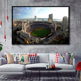 Stadium Petco Park, Stadium Canvas, Sport Art, Gift for him, Framed Canvas Prints Wall Art Decor, Framed Picture