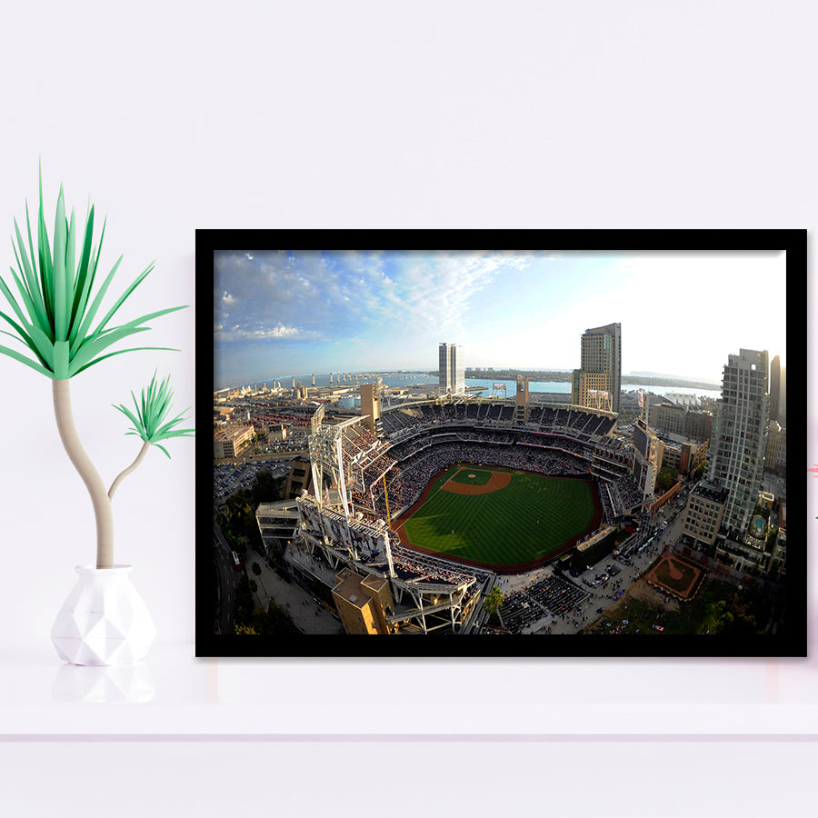 Stadium Petco Park, Stadium Canvas, Sport Art, Gift for him, Framed Art Prints Wall Art Decor, Framed Picture
