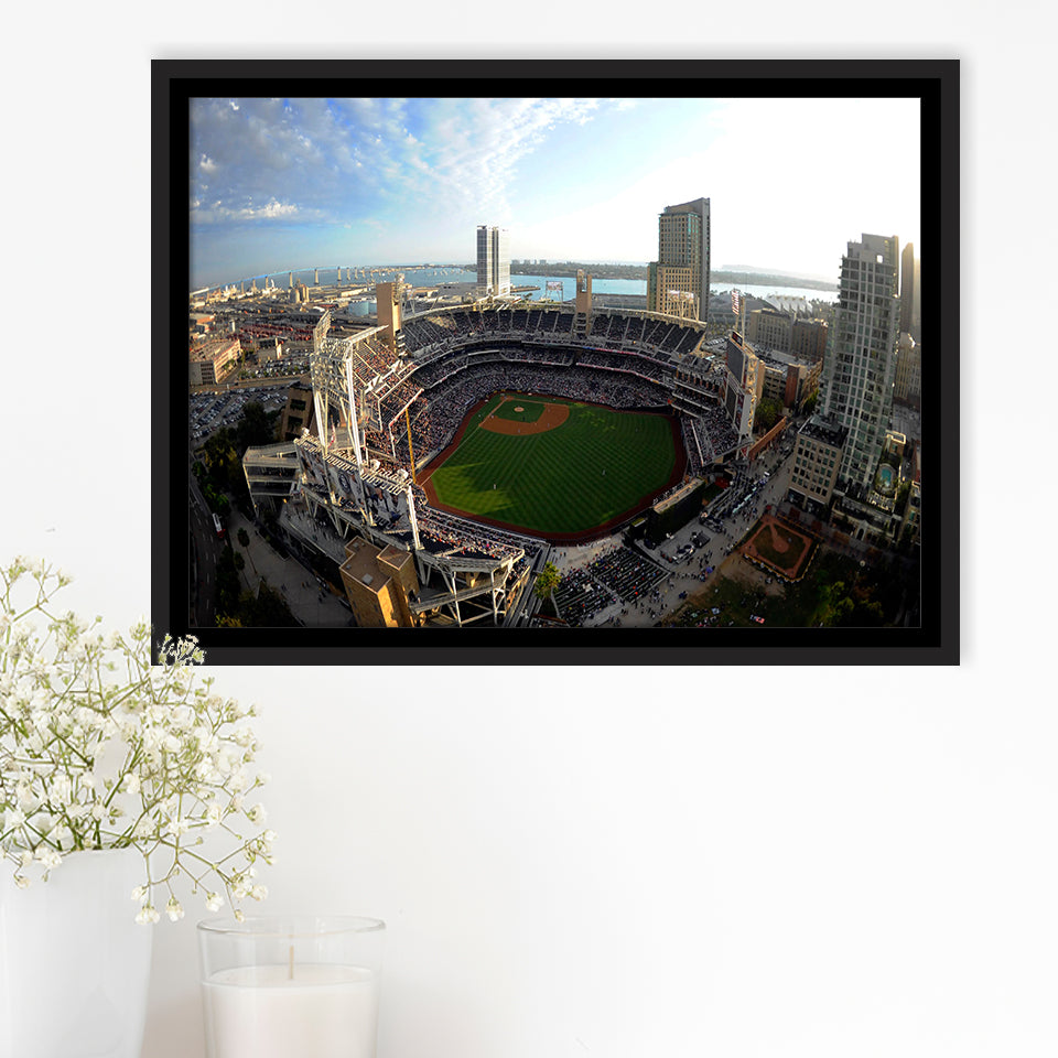 Stadium Petco Park, Stadium Canvas, Sport Art, Gift for him, Framed Canvas Prints Wall Art Decor, Framed Picture