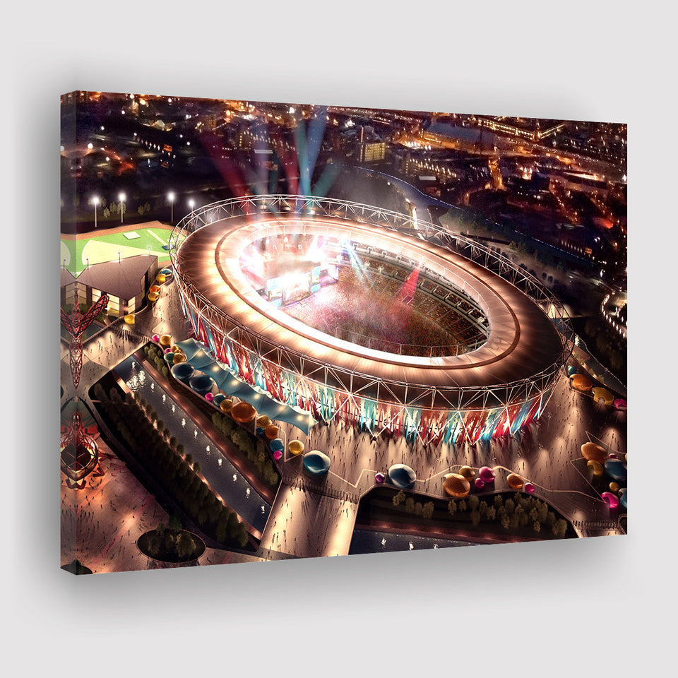 Stadium in London Olympics, Stadium Canvas, Sport Art, Gift for him, Fan Gift, Canvas Prints Wall Art Decor