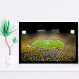 Stadium in Michigan, Stadium Canvas, Sport Art, Gift for him, Framed Art Prints Wall Art Decor, Framed Picture