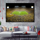 Stadium in Michigan, Stadium Canvas, Sport Art, Gift for him, Framed Canvas Prints Wall Art Decor, Framed Picture