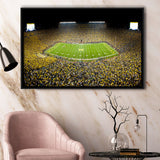 Stadium in Michigan, Stadium Canvas, Sport Art, Gift for him, Framed Canvas Prints Wall Art Decor, Framed Picture