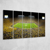 Stadium in Michigan, Stadium Canvas, Sport Art, Gift for him, Multi Panels B, Canvas Prints Wall Art Decor