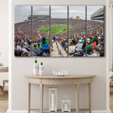 Stadium in Notre Dame, Stadium Canvas, Sport Art, Gift for him, Multi Panels B, Canvas Prints Wall Art Decor