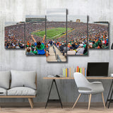 Stadium in Notre Dame, Stadium Canvas, Sport Art, Large Canvas, Multi Panels, Canvas Prints Wall Art Decor
