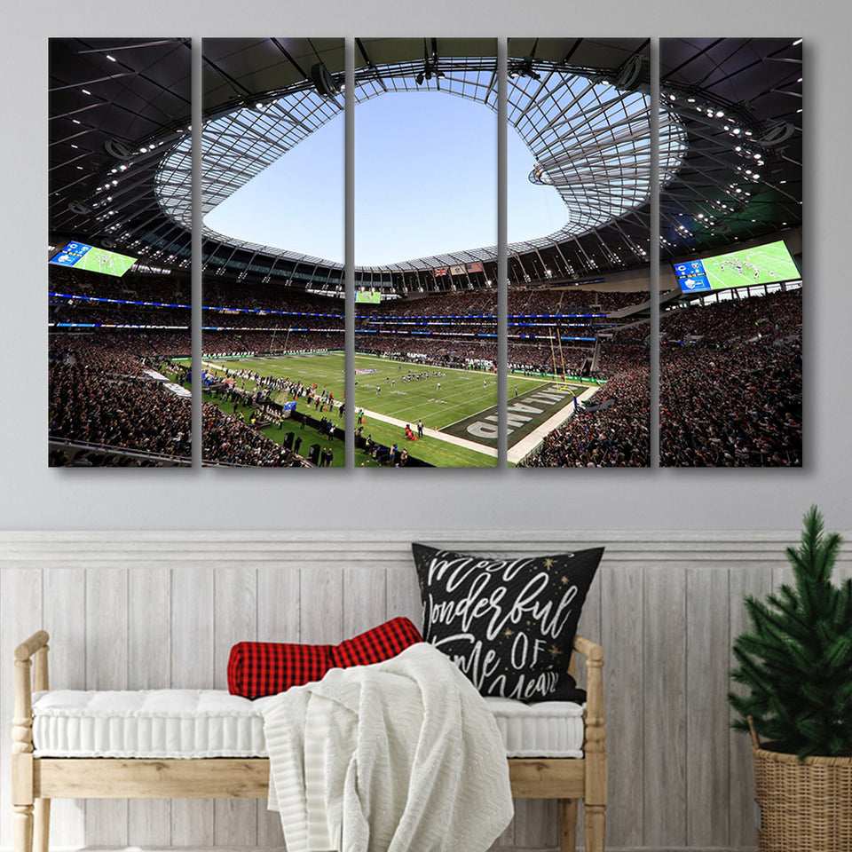 Stadium in Tottenham, Stadium Canvas, Sport Art, Gift for him, Multi Panels B, Canvas Prints Wall Art Decor