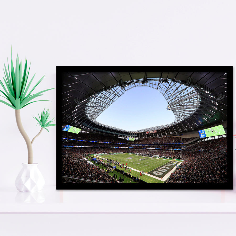 Stadium in Tottenham, Stadium Canvas, Sport Art, Gift for him, Framed Art Prints Wall Art Decor, Framed Picture