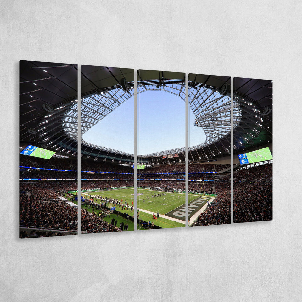 Stadium in Tottenham, Stadium Canvas, Sport Art, Gift for him, Multi Panels B, Canvas Prints Wall Art Decor