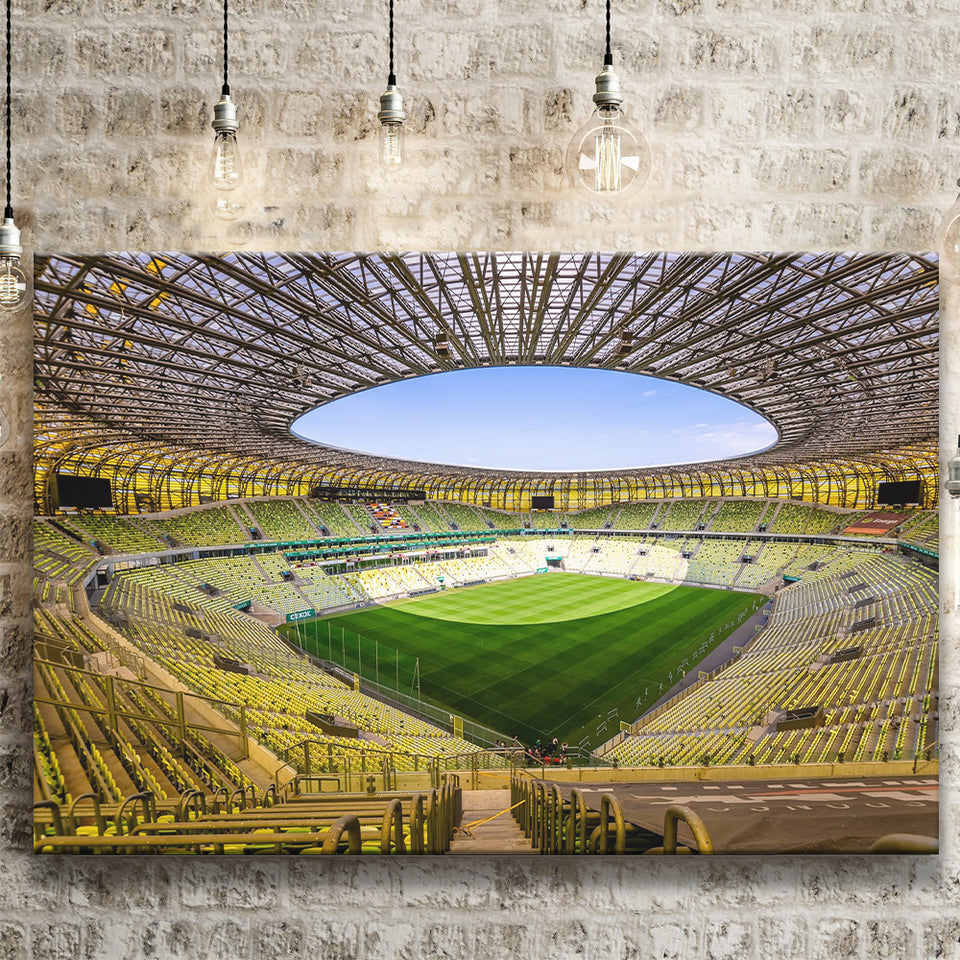 Stadoin Energa, Stadium Canvas, Sport Art, Gift for him, Fan Gift, Canvas Prints Wall Art Decor