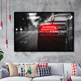Stand Out Supercar Quote Inspirational Motivation Art Framed Art Prints Wall Decor - Painting Prints,Wall Art, Framed Picture,For Sale