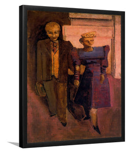 Standing Man and Woman 1938 By Mark Rothk-Art Print, Frame Art, Plexiglas Cover