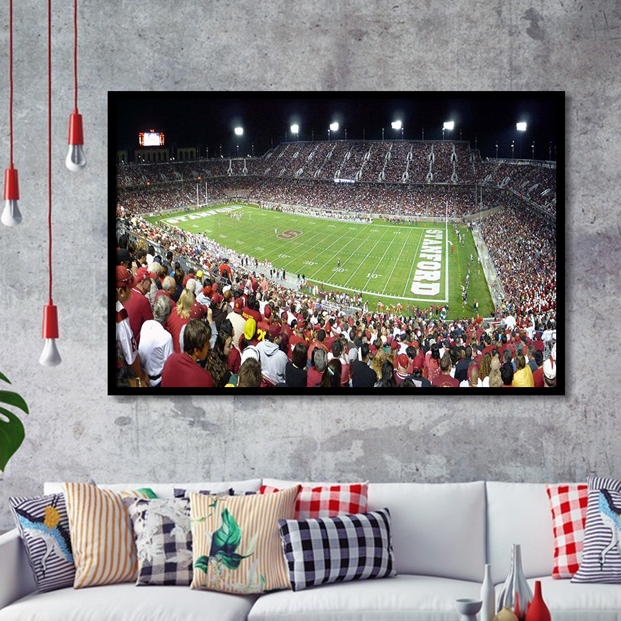 Stanford Cardinal Stadium Art Prints Stanford Stadium Wall Art American,Sport Stadium Art Prints, Fan Gift, Wall Decor