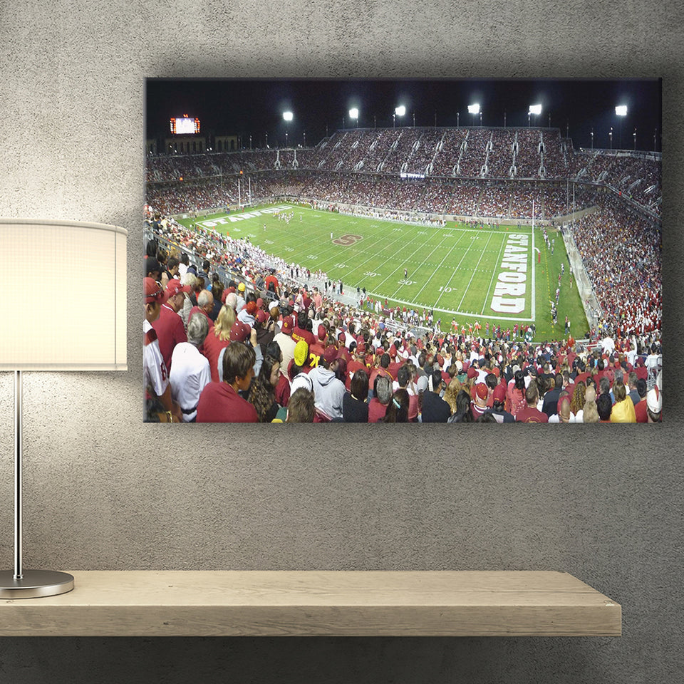 Stanford Cardinal Stadium Canvas Prints Stanford Stadium Wall Art American,Sport Stadium Art Prints, Fan Gift, Wall Decor